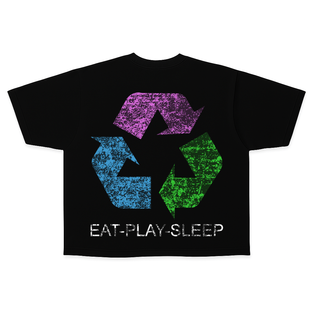 "STATE OF PLAY" BOXY CROPPED TEE