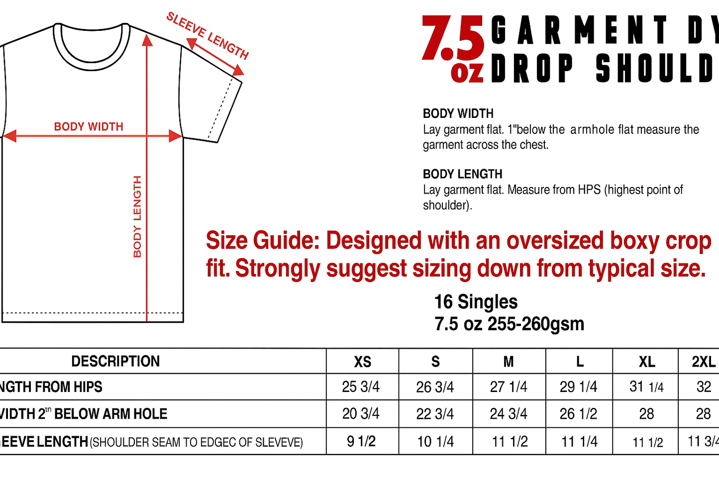 "FOR MY YOUNGER SELF" BOXY CROPPED TEE