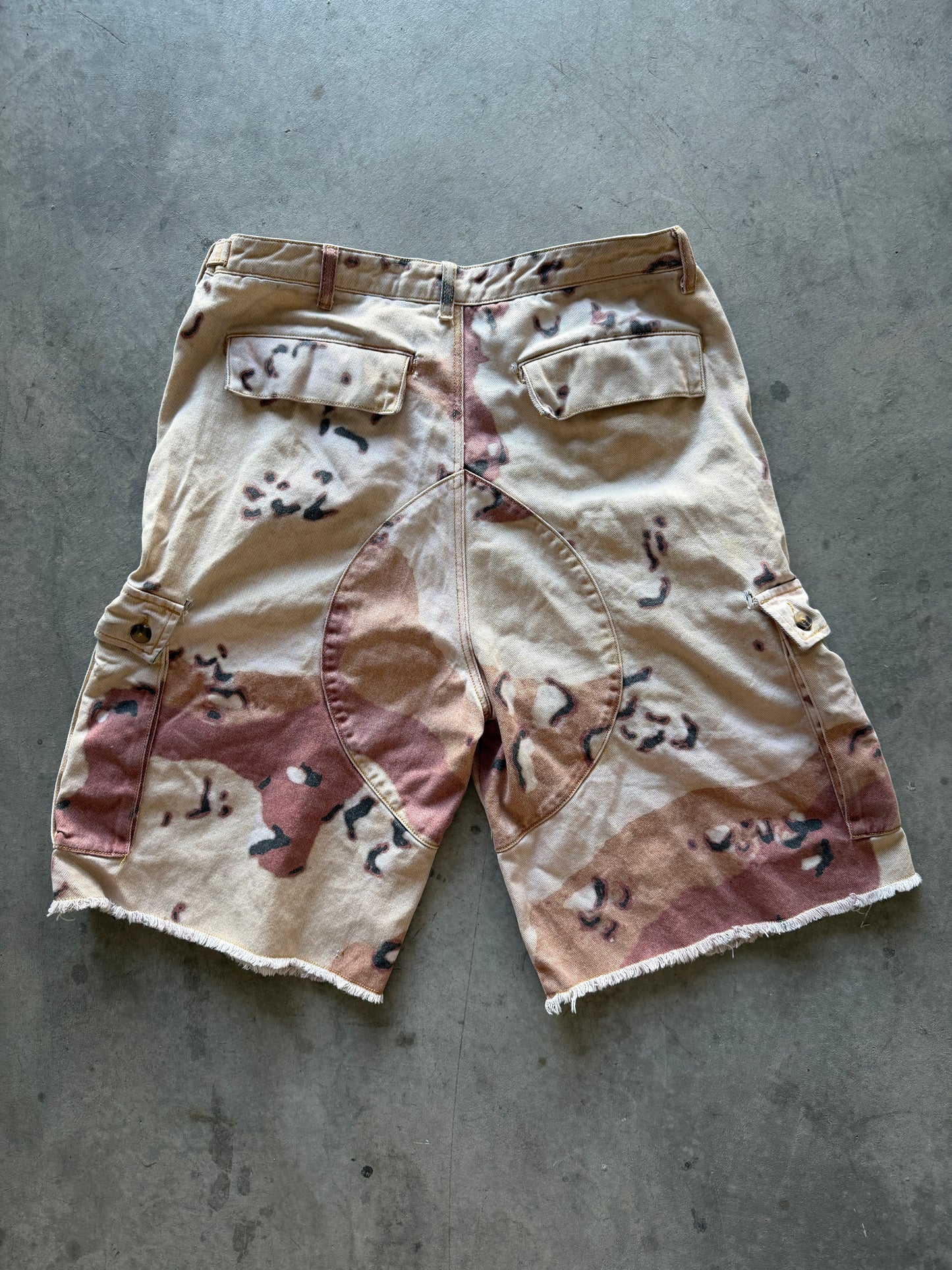 “PERK-A-PASHY” DESERT CAMO JORTS