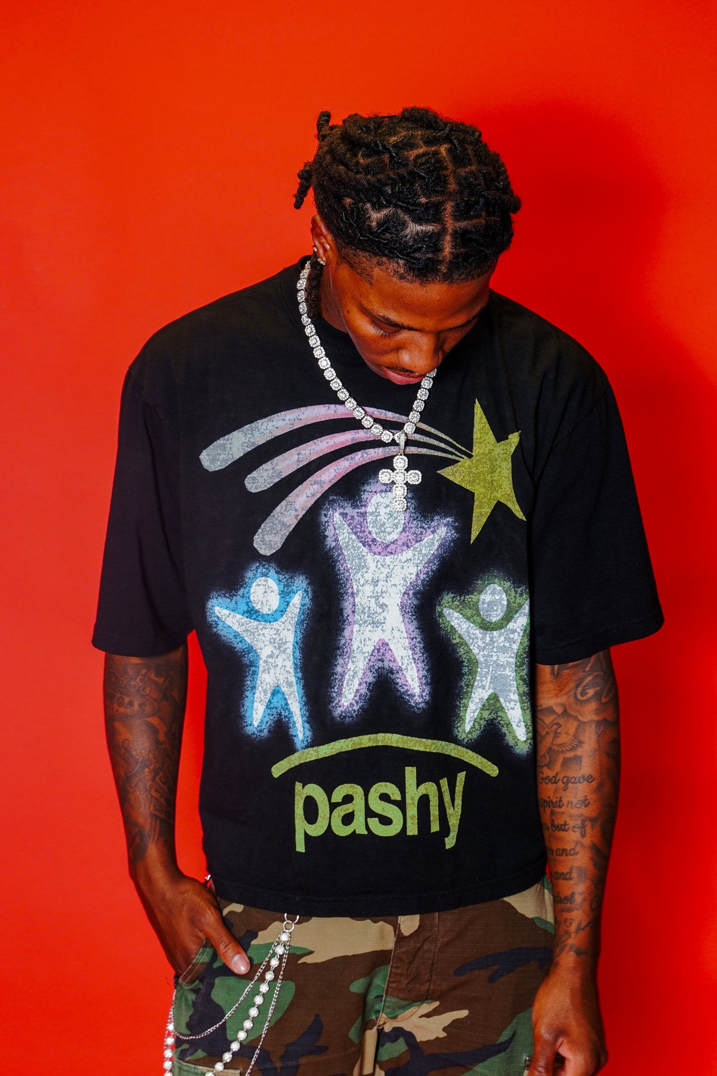 "STATE OF PLAY" BOXY CROPPED TEE